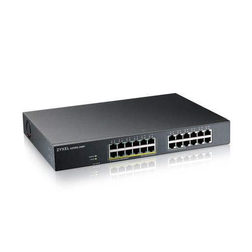 ZyXEL GS1915-24EP, 24 Port, GigaBit, 12 Port PoE, Yönetilebilir, Sessiz, Masaüstü Switch