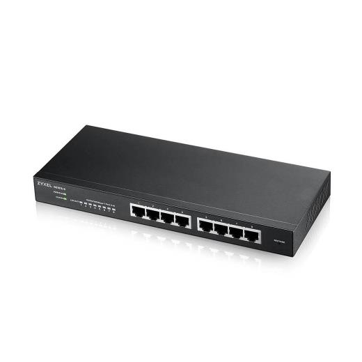 ZyXEL GS1915-8, 8 Port, GigaBit, Yönetilebilir, Masaüstü Akıllı Switch