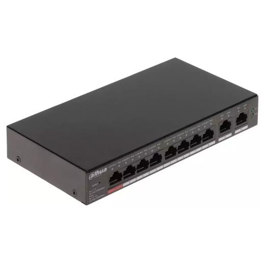 DAHUA CS4010-8GT-110, 8 Port, Gigabit, PoE 110W, 2 Port Uplink, Cloud Yönetilebilir, Switch