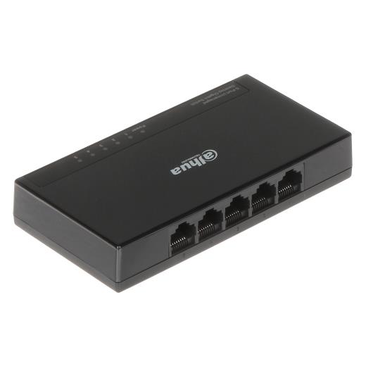 DAHUA PFS3005-5GT-L, 5 Port, Gigabit, Yönetilemez, Masaüstü Switch