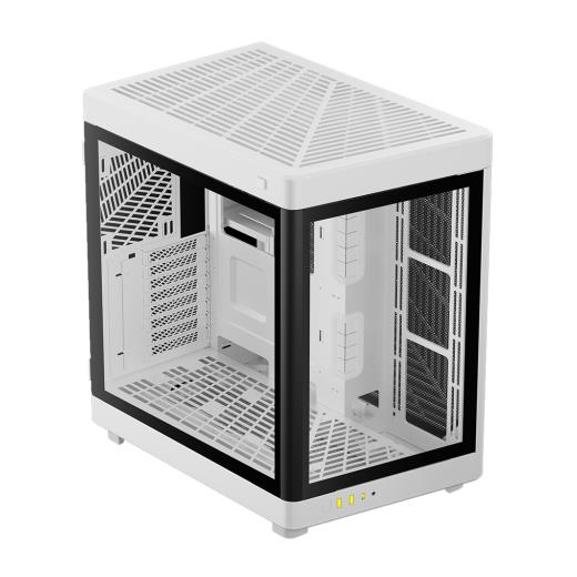 Gamdıas Neso P1, 850W, 80+Bronze, Tempered Glass, Type-C, Atx, White Edition, Akvaryum Tipi, Gamıng Kasa