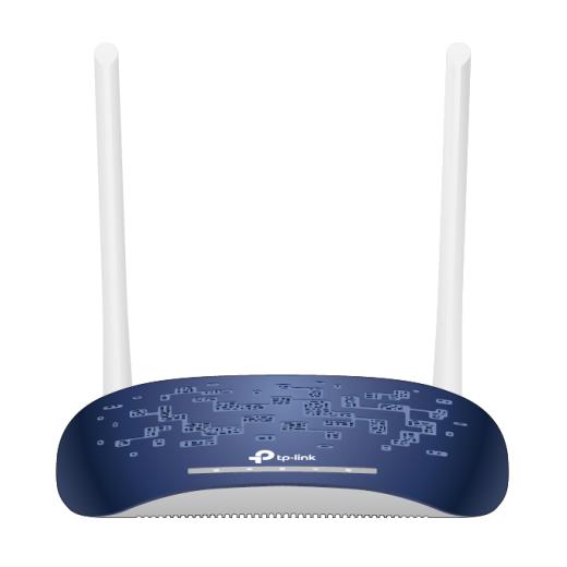 TP-LINK TD-W9960, 4 Port, 2.4Ghz Wifi, 300Mbps, 2xAnten, VDSL2, ADSL2+ MODEM