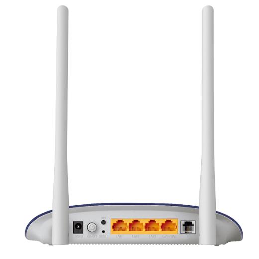 TP-LINK TD-W9960, 4 Port, 2.4Ghz Wifi, 300Mbps, 2xAnten, VDSL2, ADSL2+ MODEM