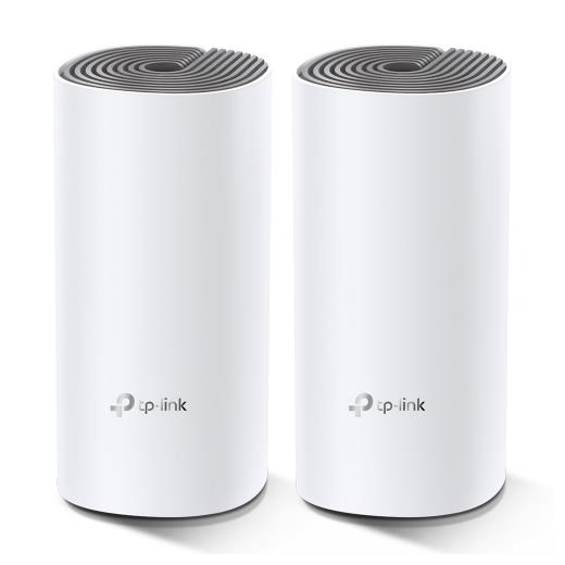 TP-LINK DECO-E4, AC1200, İkili Mesh, 1200Mbps, Dual Band, 2Port Megabit Lan, 260m2 kapsama Alanı, Router, Geniş Alan İnternet Ağı Sağlayıcısı