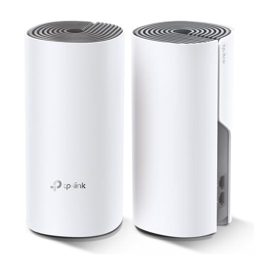 TP-LINK DECO-E4, AC1200, İkili Mesh, 1200Mbps, Dual Band, 2Port Megabit Lan, 260m2 kapsama Alanı, Router, Geniş Alan İnternet Ağı Sağlayıcısı