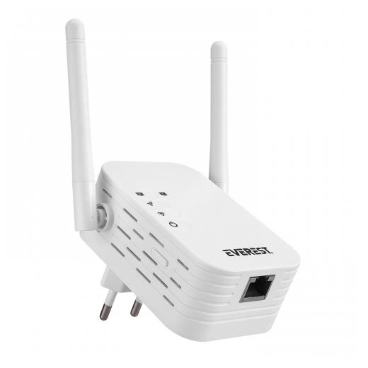 EVEREST EWR-N302, 300Mbps, 2,4Ghz, WPS Butonu, 1Port LAN/WAN, Menzil Genişletici