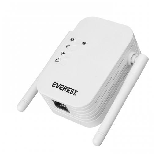 EVEREST EWR-N302, 300Mbps, 2,4Ghz, WPS Butonu, 1Port LAN/WAN, Menzil Genişletici