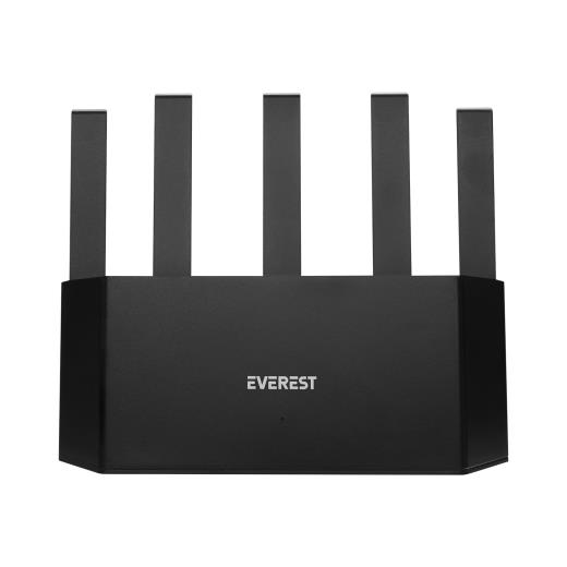 EVEREST EWR-X3000-V1, 3000Mbps, Dualband, WiFi 6, 4Port, 1Port WAN, Masaüstü, WISP, Repeater, Router, Access Point