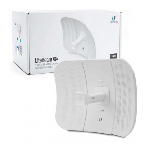 UBIQUITI LBE-M5-23,  LiteBeam, 5Ghz, 100Mbps, 23dBi Anten, 5Km Menzil CPE