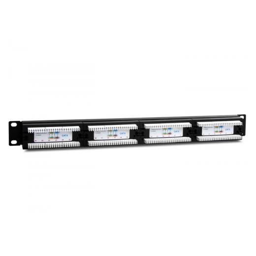 S-LINK SL-F624 Cat6 Patch Panel, 24-Port, UTP, 1U