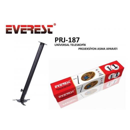 Everest PRJ-187, Teleskopik Ayak (63-102cm), 13kg Taşıma, Projeksiyon, Askı Aparatı