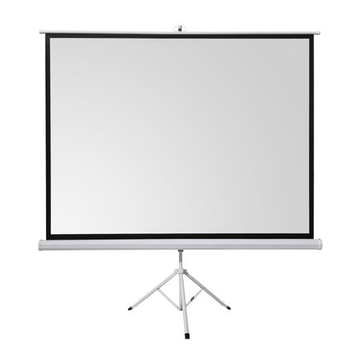 Everest TPP-200, 200x200, TRIPOD, PROJEKSİYON PERDESİ, Arkası Siyah Fonlu, Taşınabilir Ayaklı Model