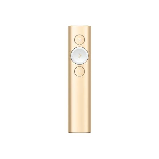 LOGITECH 910-004862, Spotlight Wireless Presenter, Sunum Cihazı (Gold)