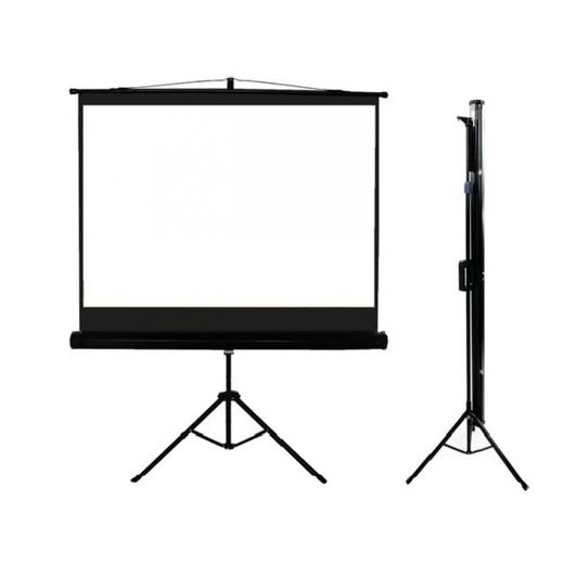 Codegen TX-18 TRIPOD PROJEKSİYON PERDESİ 180X180 (Arkası Siyah Fonlu - Taşınabilir Ayaklı Model)