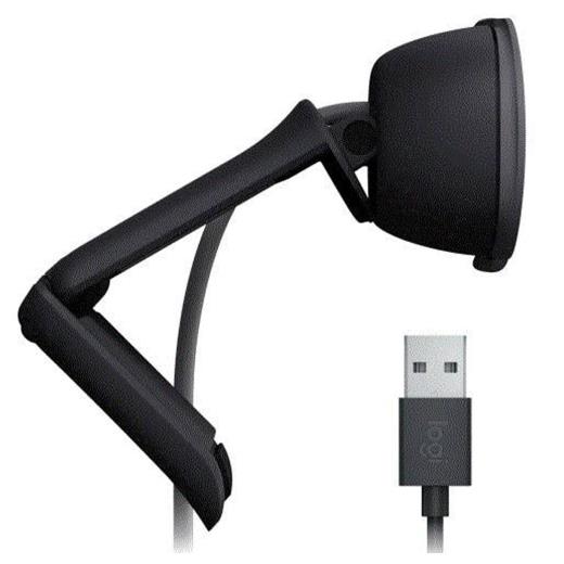 LOGITECH  960-001585, BRIO V-U0072, Full HD Dahili Mikrofonlu, Graphite Webcam