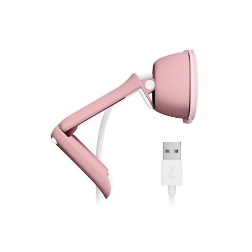 LOGITECH  960-001623, BRIO 100 WCM V-U0072, Full HD, Dahili Mikrofonlu, Rose Webcam