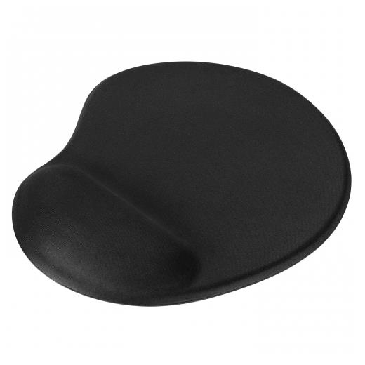 ADDISON 300521, 250x197x5mm, Bileklik Destekli, Mouse Pad (Siyah)