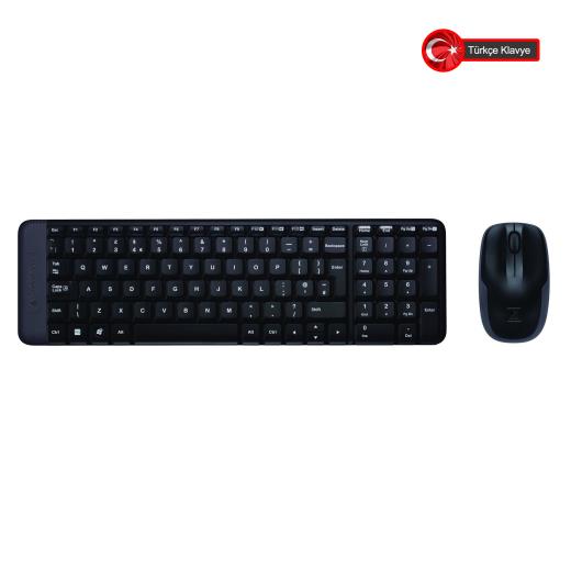 Logitech MK220 (920-003163) Kablosuz Türkçe Q Klavye/Mouse Set