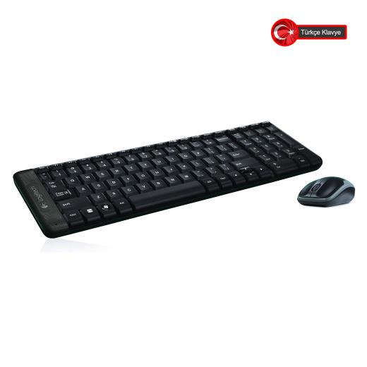 Logitech MK220 (920-003163) Kablosuz Türkçe Q Klavye/Mouse Set