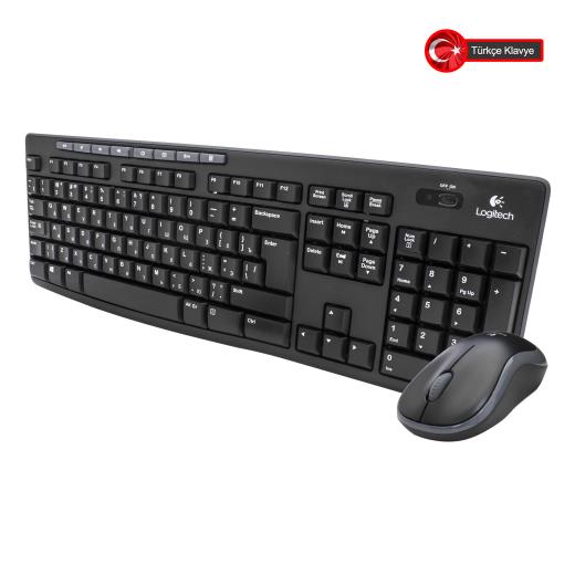 LOGITECH MK270, 920-004525, Kablosuz, Türkçe Q, Klavye Mouse Set