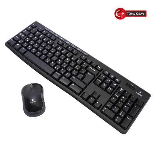 LOGITECH MK270, 920-004525, Kablosuz, Türkçe Q, Klavye Mouse Set