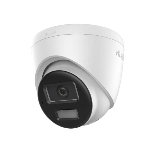 HILOOK IPC-T240HA-LUFC, 4Mpix, 2,8mm Lens, H265+, Dual Light, 30Mt Gece Görüşü, Dahili Mikrofon, IP67, PoE, Dome, IP Kamera