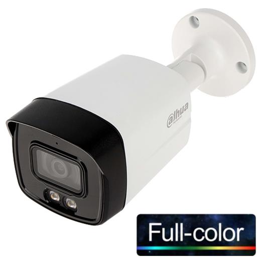 DAHUA HAC-HFW1209TLMP-A-LED-0360B, 2Mpix, 3.6mm Lens, 40 Mt Gece Görüşü, Full Color, Dahili Mikrofon, 4 IN 1, IP67, Bullet Kamera