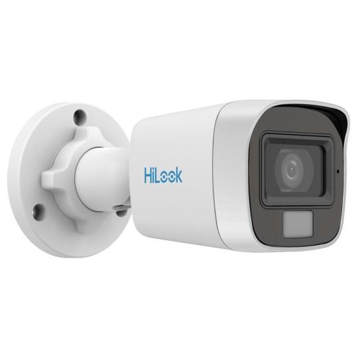 HILOOK THC-B129-LPS, 2Mpix, 2.8mm Lens, 20Mt Gece Görüşü, IP66, Color Vu, Dahili Mikrofon, Bullet Kamera