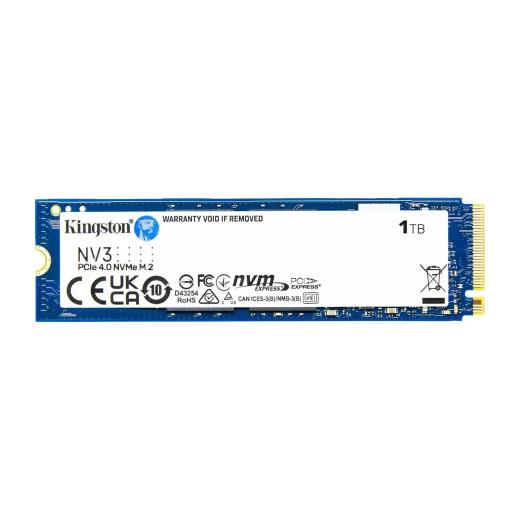 KINGSTON SNV3S/1000G, NV3, 1TB, 6000/4000, Gen4, NVME PCIe M.2 2280, SSD