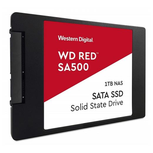 WD Red SA500, WDS100T1R0A, 1TB, 560/530, SERVER ve NAS için Enterprise, 2,5" SATA, SSD