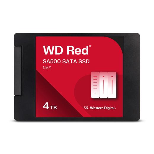 WD Red SA500, WDS400T2R0A, 4TB, 560/530, SERVER ve NAS için Enterprise, 2,5" SATA, SSD