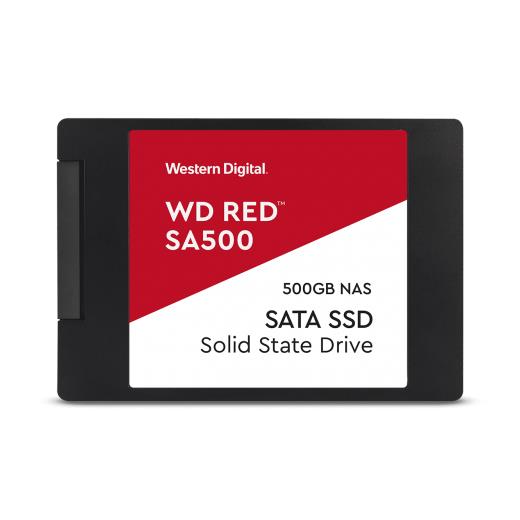 WD Red SA500, WDS500G1R0A, 500GB, 560/530, SERVER ve NAS için Enterprise, 2,5" SATA, SSD