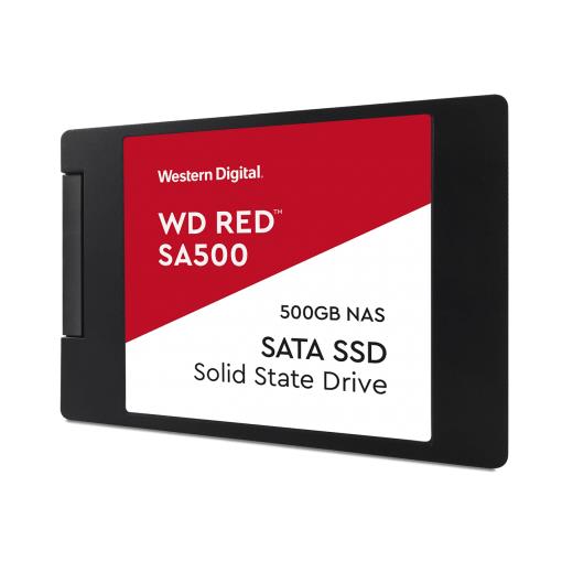 WD Red SA500, WDS500G1R0A, 500GB, 560/530, SERVER ve NAS için Enterprise, 2,5" SATA, SSD