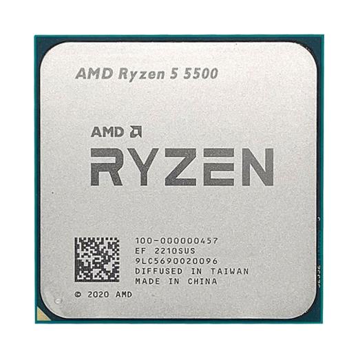 AMD RYZEN 5 5500 6 Core, 3,60-4.20GHz, 19Mb Cache,  65W, AM4 Soket, TRAY, (Dahili Grafik YOK, Fan YOK)