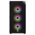 VENTO VG3400S Mid Tower, Siyah, Temperli Cam, RGB, ATX GAMING KASA (PSU YOK)