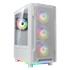 GAMDIAS ATHENA M6 Lite WH, 850W, 80+ Bronze, Tempered Glass, Mesh, ARGB, ATX, White Edition, GAMING KASA