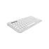 LOGITECH K380S, Pebble Keys 2,  Beyaz, 920-011860, Bluetooth, Türkçe, Q, Multimedya, Mini Klavye