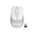 A4 TECH FG10 (White) FSTYLER 2,4Ghz Kablosuz Optik Mouse, 10-15Metre, 4 Buton, Nano Alıcı
