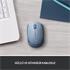 LOGITECH 910-006866, M171 BlueGrey, USB Nano 2,4G Kablosuz, 1000dpi, Optik, 3 Tuşlu, 12ay Pil Ömrü, Mouse