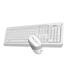 A4 TECH FG1010 Beyaz FSTYLER Türkçe Q 2,4Ghz  Kablosuz Klavye Mouse Set