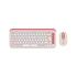 LOGITECH POP ICON COMBO, Rose-Beyaz, 920-013077, Kablosuz, Türkçe Q, Klavye Mouse Set