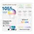 TP-LINK Tapo L535E, Wi-Fi, 75W, 1055 Lümen, Çok Renkli, Akıllı Ampul