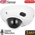 DAHUA IPC-HDBW3541F-AS-0280B-S2 5Mpix, 2,8mm,  H265+,  30Mt. Gece Görüş, SD Kart, Dahili Mikrofon, IP67, IK10, PoE  Dome IP Kamera