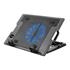 FRISBY FNC-35ST 14cm Fan, 10"-17" Notebook Soğutucu, 5 Kademeli Stand, Mavi Ledli (Siyah)