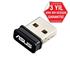 ASUS USB-N10 NANO, 150Mbps, 2.4GHz, USB2.0, WIRELESS ETHERNET