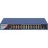 HIKVISION DS-3E0326P-E/M(B), 24 Port, MegaBit, PoE 250W, 1 Port GigaBit Uplink, 1 Port GigaBit SFP, Yönetilemez, Rack Mount Switch