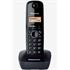 PANASONIC KX-TG1611, Dect Telefon, Siyah, 17 Saat Konuşma, 150 Saat Bekleme, 50 Kişilik Rehber