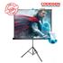 Codegen TX-20 TRIPOD PROJEKSİYON PERDESİ 200X200 (Arkası Siyah Fonlu - Taşınabilir Ayaklı Model)