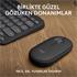 LOGITECH Pebble 2 Combo, Grafit, 920-012245, Bluetooth, Türkçe, Q, Multimedya, Mini Klavye Mouse Set