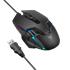 GAMDIAS AURA GS4, Çok Renkli Aydınlatma,  USB Kablolu, 6 Tuşlu, Gaming Mouse, 3.600 DPI, Siyah